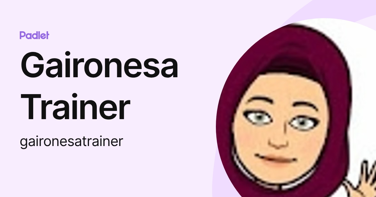 Gaironesa Trainer (gaironesatrainer) profile | Padlet