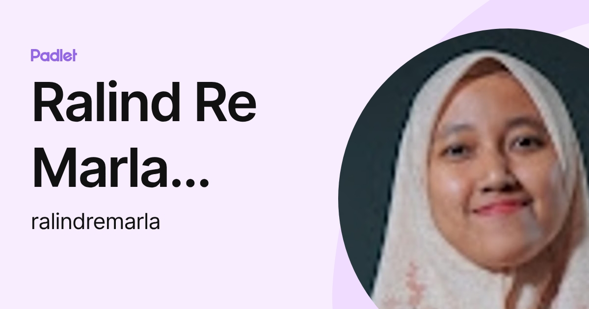 Ralind Re Marla GURU (ralindremarla) profile | Padlet