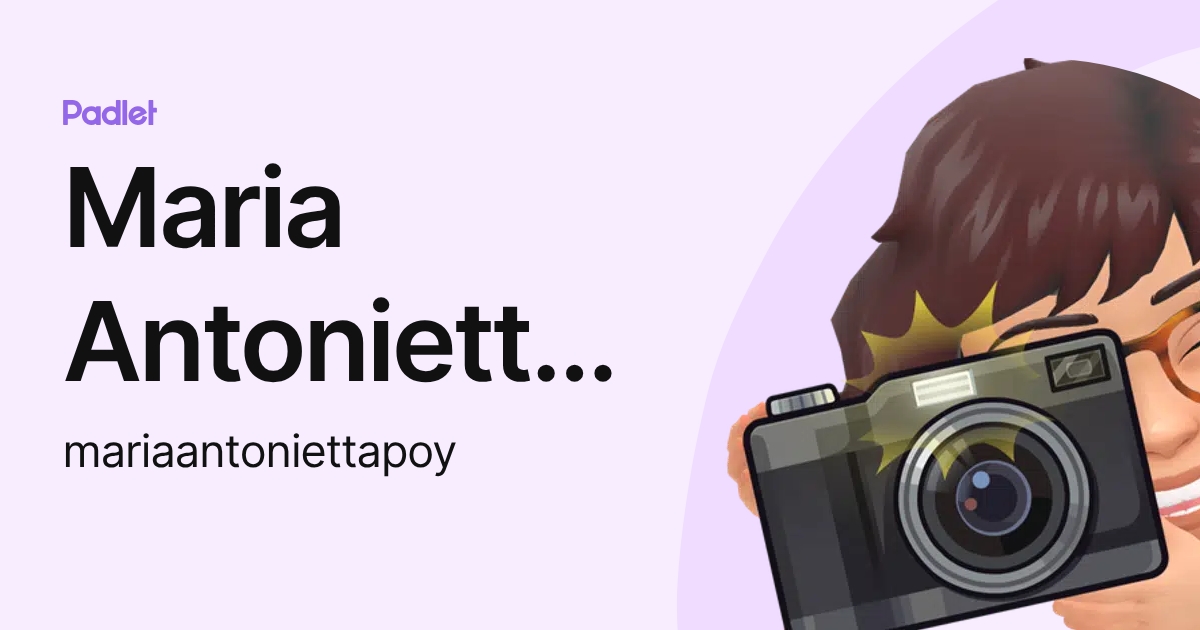 Maria Antonietta Poy (mariaantoniettapoy) profile | Padlet