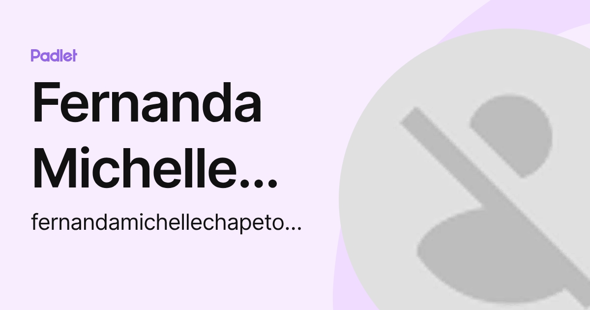 Fernanda Michelle Chapeton Rosa (fernandamichellechapeton1) profile ...