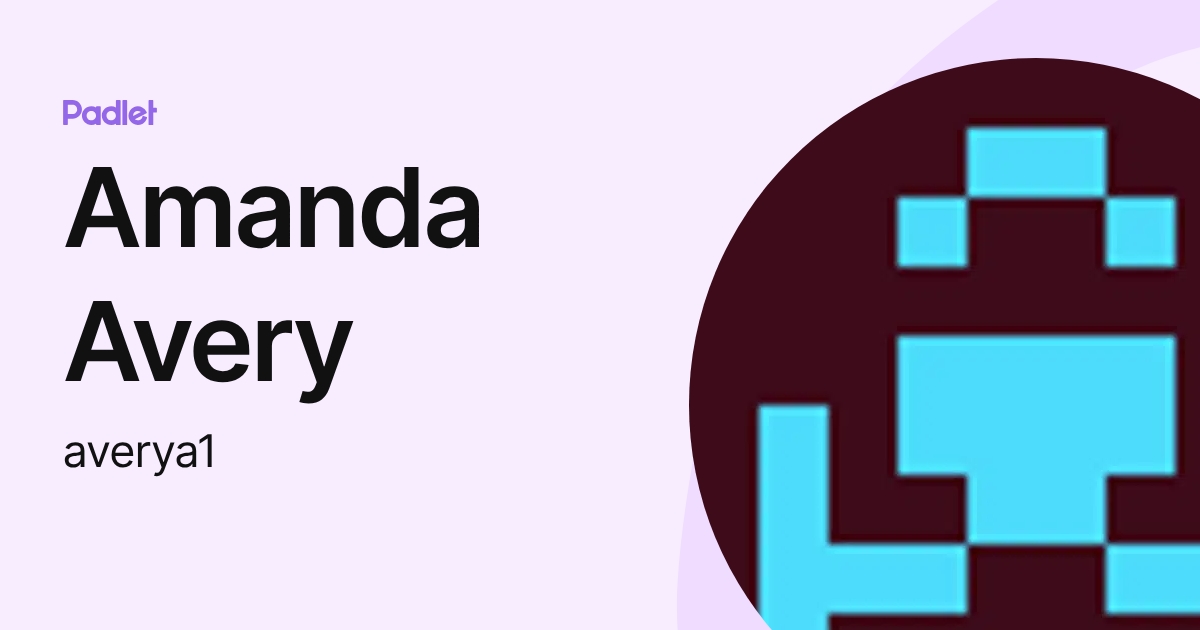 Amanda Avery (averya1) profile | Padlet