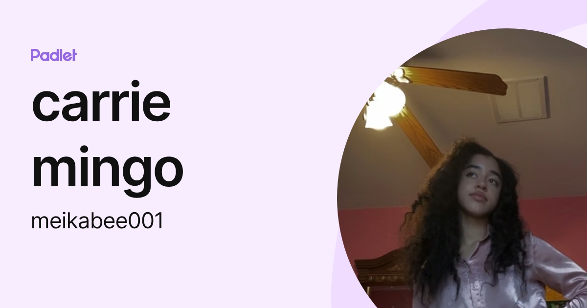 carrie carries a carrot (meikabee001) profile | Padlet