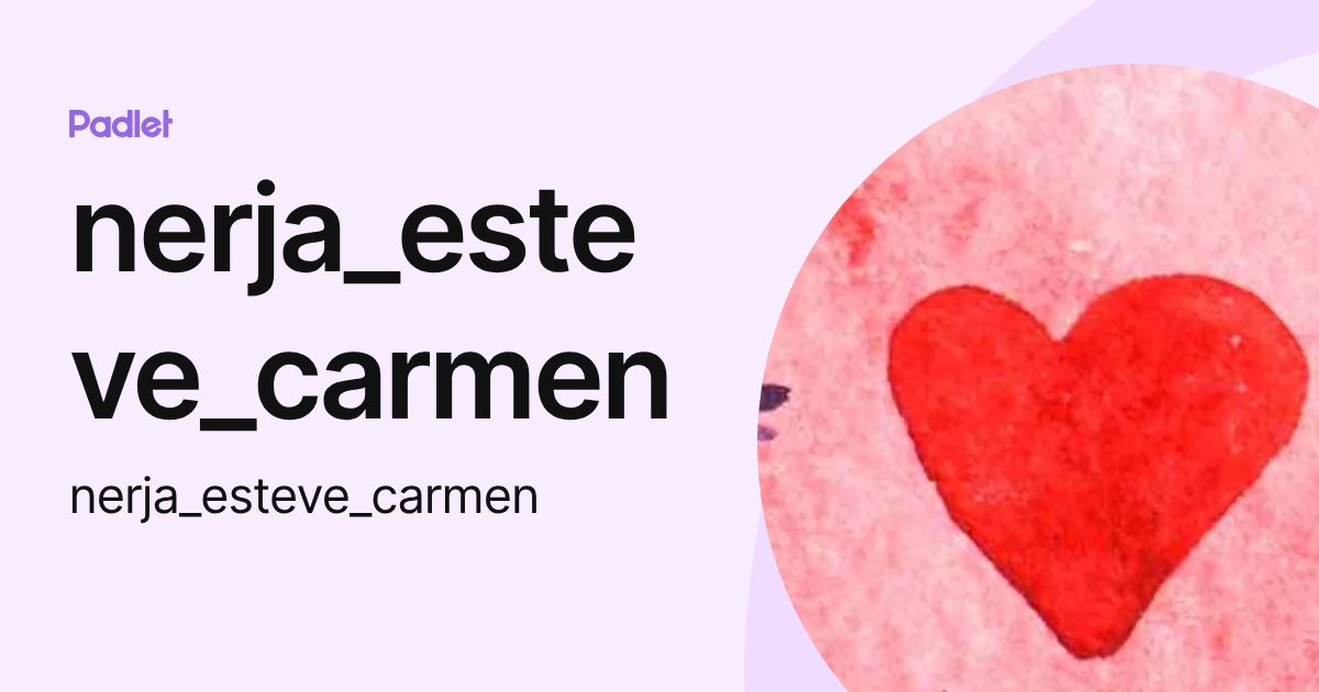 nerja_esteve_carmen (nerja_esteve_carmen) profile | Padlet