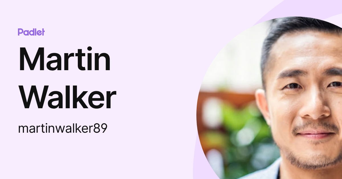 Martin Walker (martinwalker89) profile | Padlet