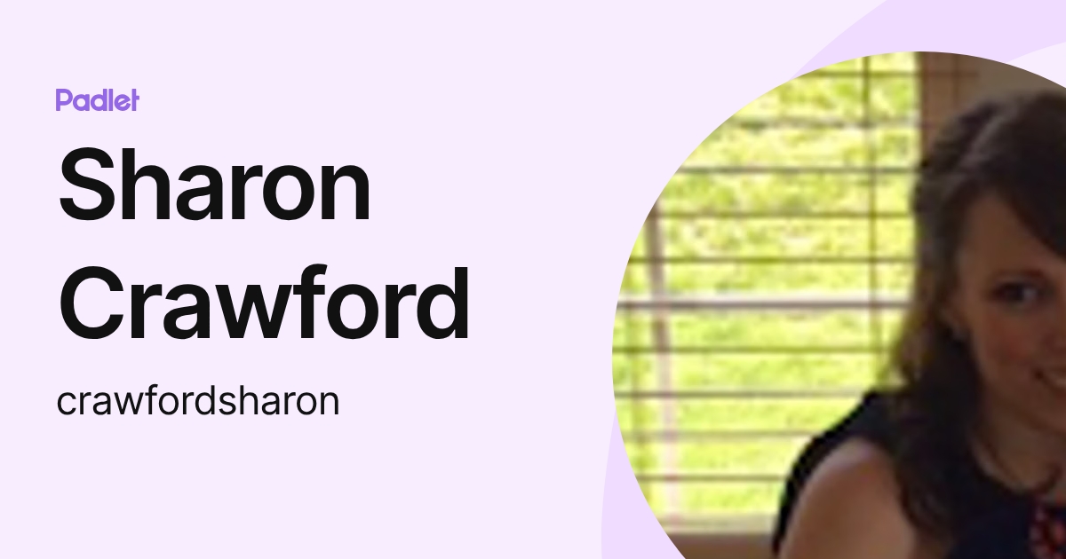 Sharon Crawford (crawfordsharon) profile | Padlet