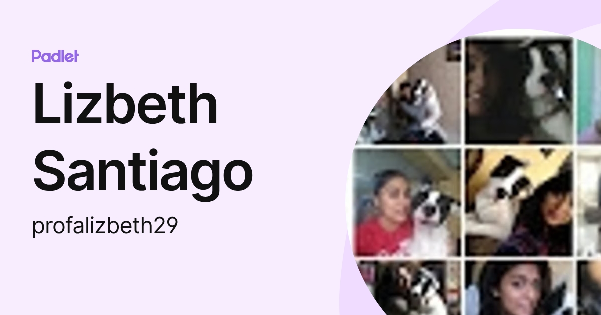 Lizbeth Santiago (profalizbeth29) profile | Padlet