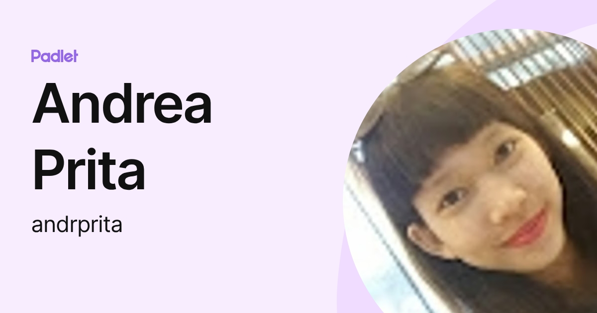 Andrea Prita (andrprita) profile | Padlet