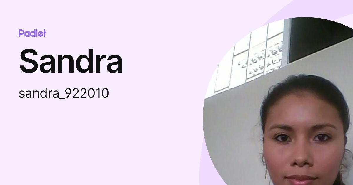 Sandra (sandra_922010) profile | Padlet