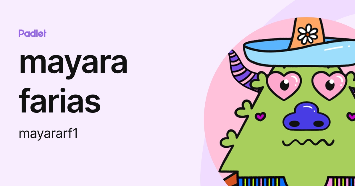 mayara farias (mayararf1) profile | Padlet