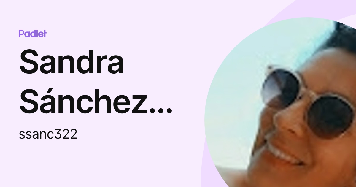 Sandra Sánchez Fariña (ssanc322) profile | Padlet