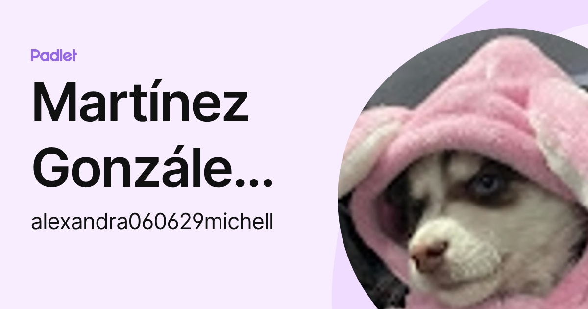Martínez González Michell Alexandra (alexandra060629michell) profile ...
