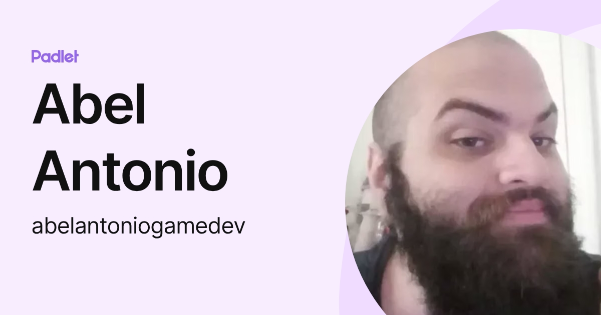 Abel Antonio (abelantoniogamedev) profile | Padlet