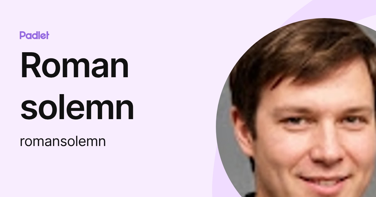 Roman solemn (romansolemn) profile | Padlet