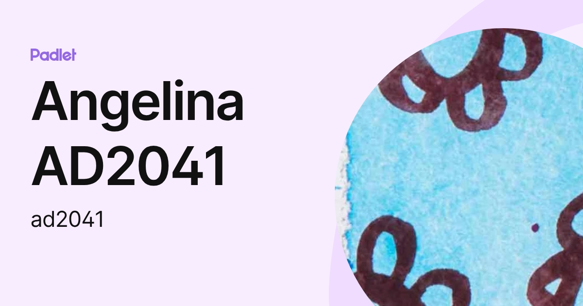 Angelina AD2041 (ad2041) profile | Padlet