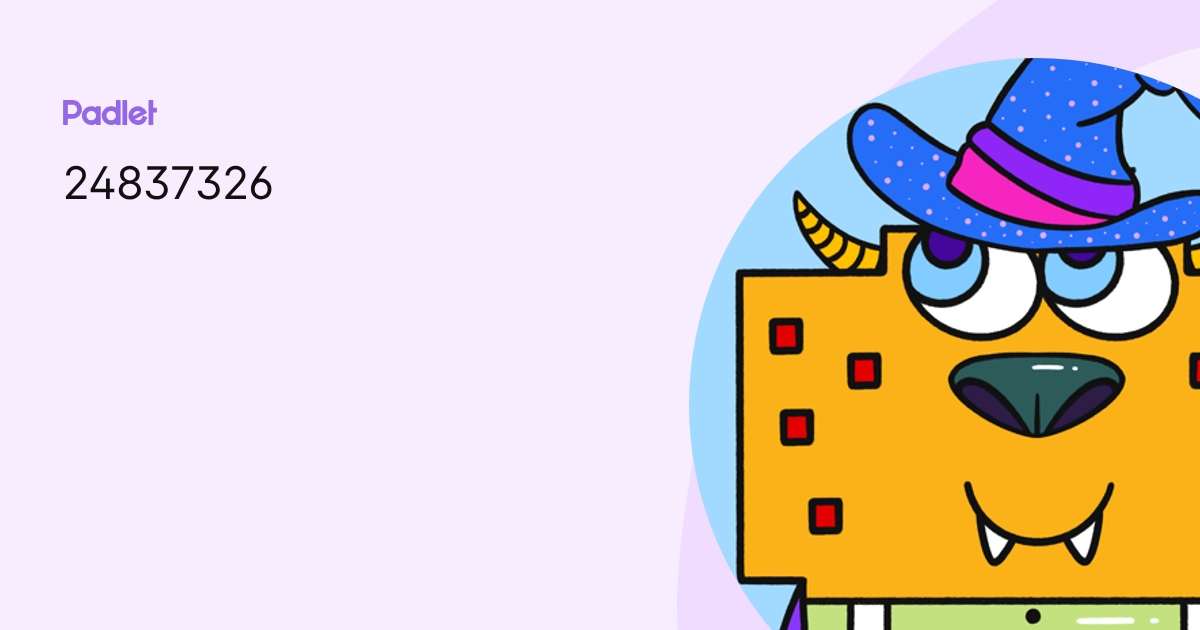 24837326 profile | Padlet