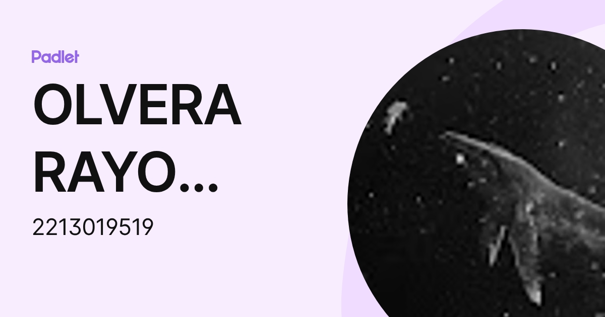 OLVERA RAYO ANGELICA MARBELLA (2213019519) profile | Padlet