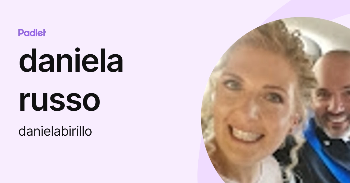 daniela russo (danielabirillo) profile | Padlet