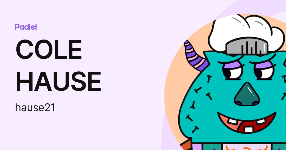 COLE HAUSE (hause21) profile | Padlet