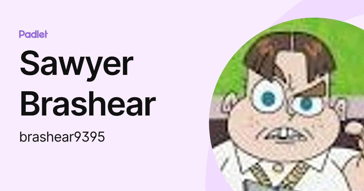 Sawyer Brashear (brashear9395) profile | Padlet