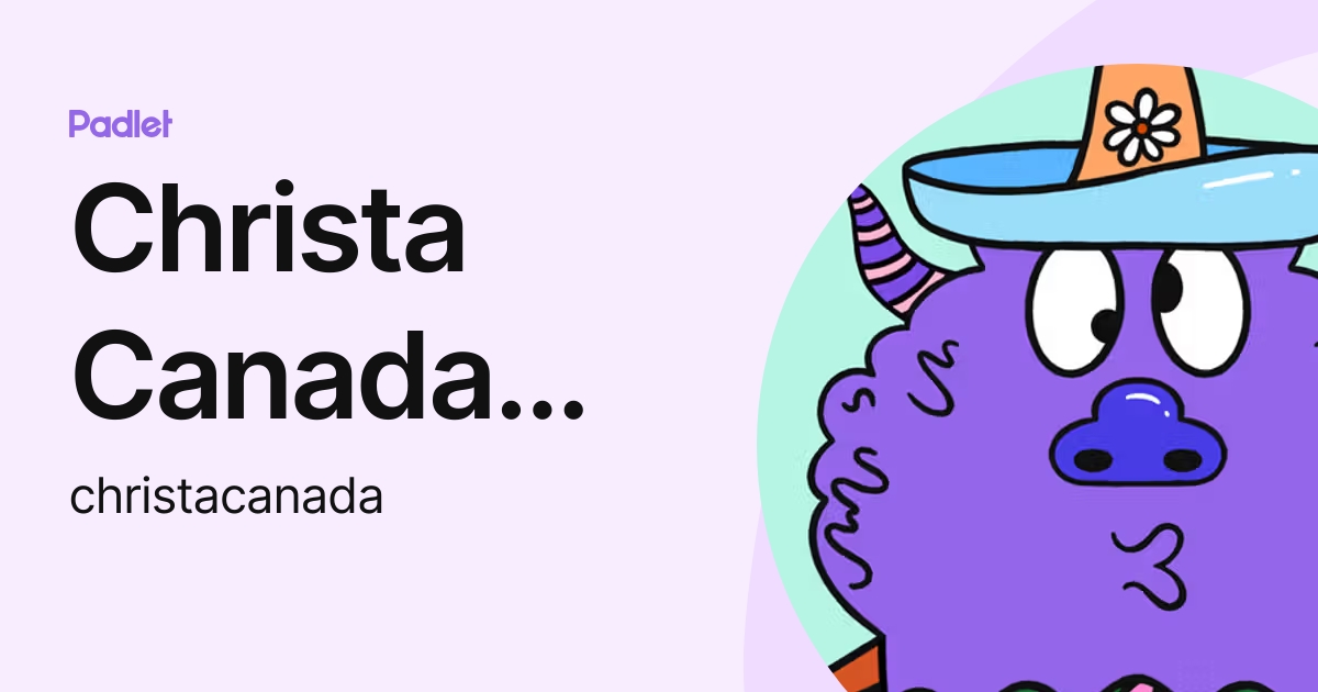 Christa Canada (student) (christacanada) profile | Padlet