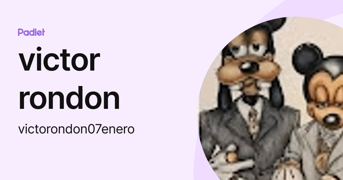 victor rondon (victorondon07enero) profile | Padlet