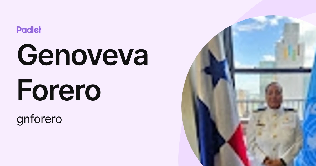 Genoveva Forero (gnforero) profile | Padlet