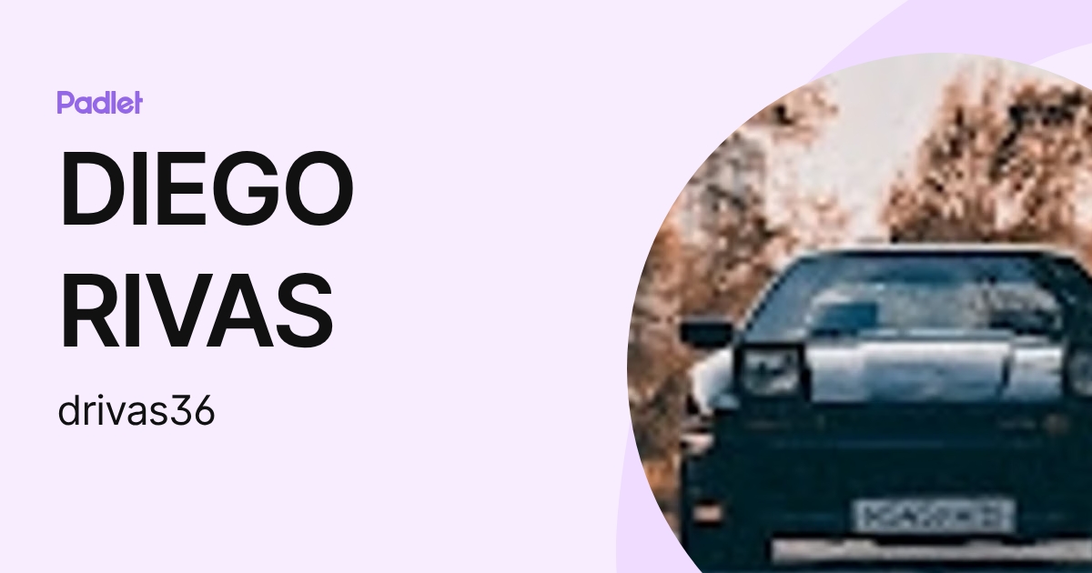 DIEGO RIVAS (drivas36) profile | Padlet