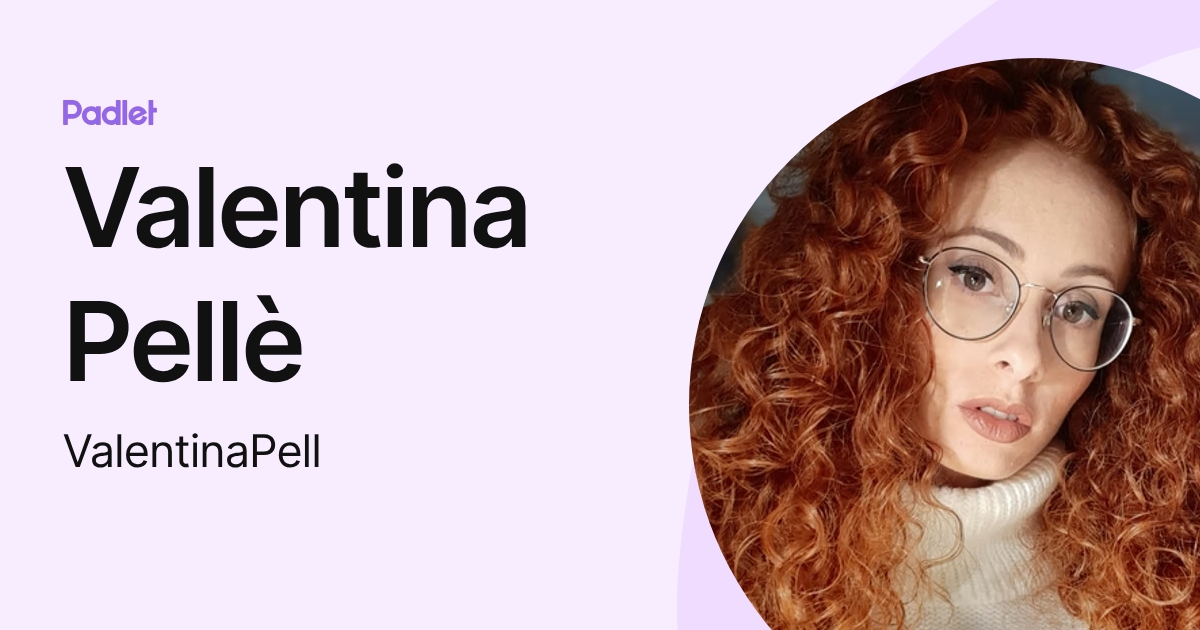 Valentina Pellè (ValentinaPell) profile | Padlet