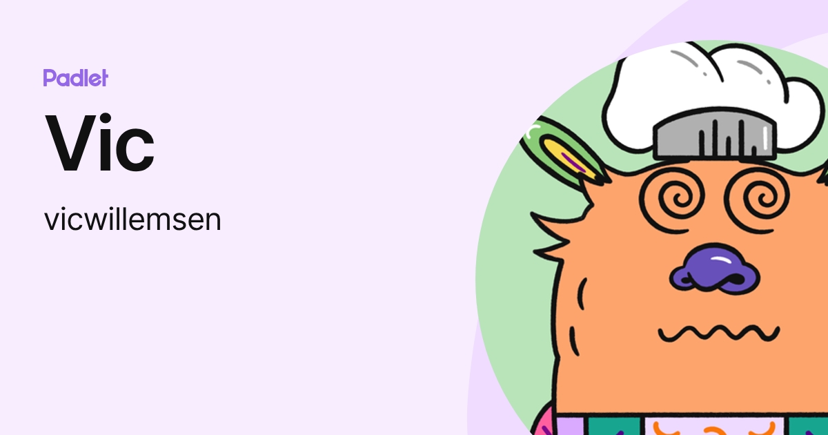 Vic (vicwillemsen) profile | Padlet