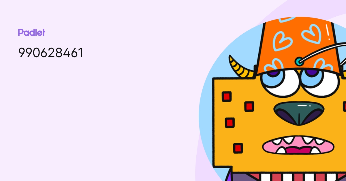 990628461 profile | Padlet