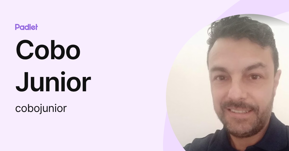 Cobo Junior (cobojunior) profile | Padlet