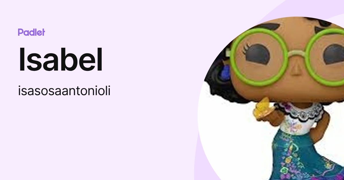 Isabel (isasosaantonioli) profile | Padlet