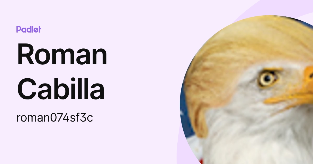 Roman Cabilla (roman074sf3c) profile | Padlet