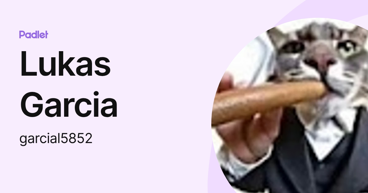Lukas Garcia (garcial5852) profile | Padlet