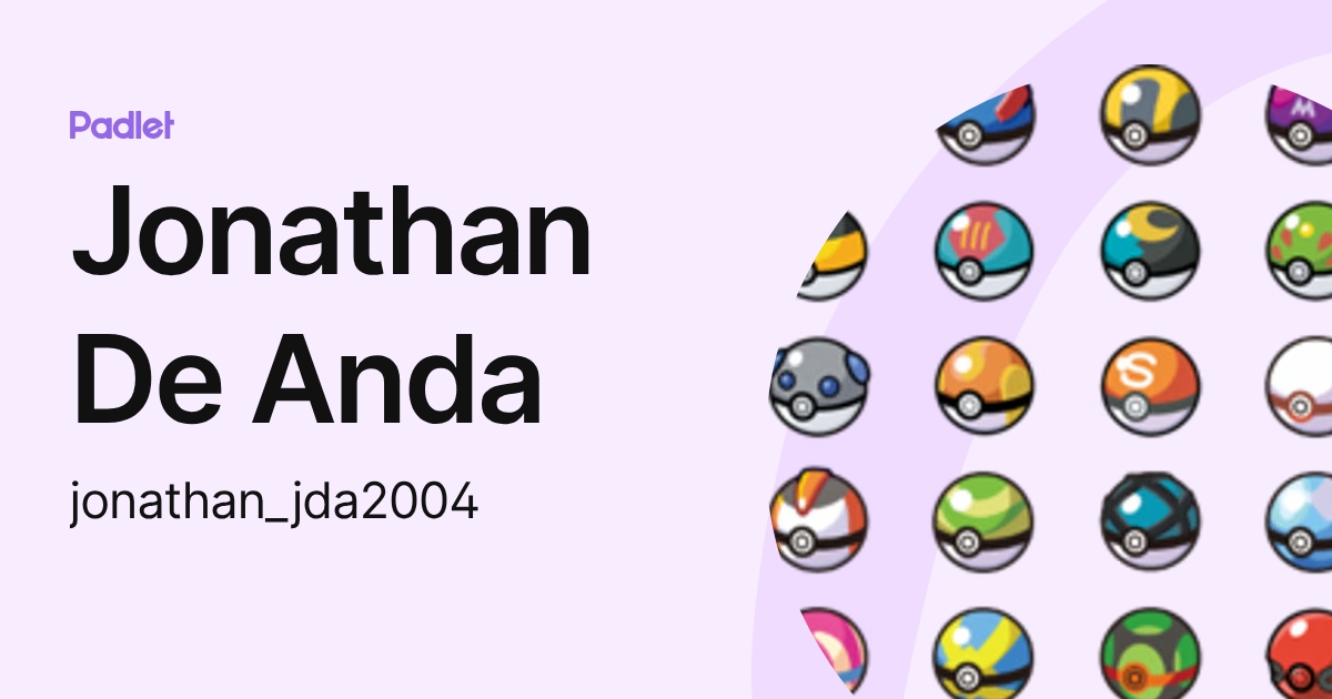 Jonathan De Anda (jonathan_jda2004) profile | Padlet