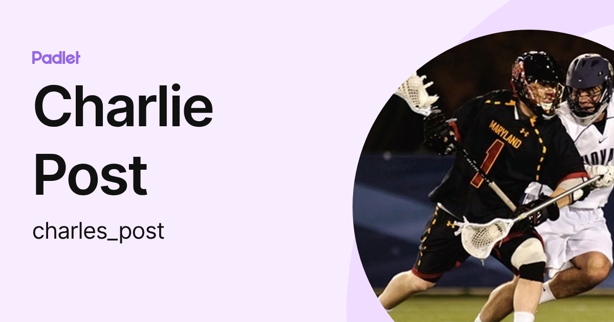 Charlie Post (charles_post) profile | Padlet