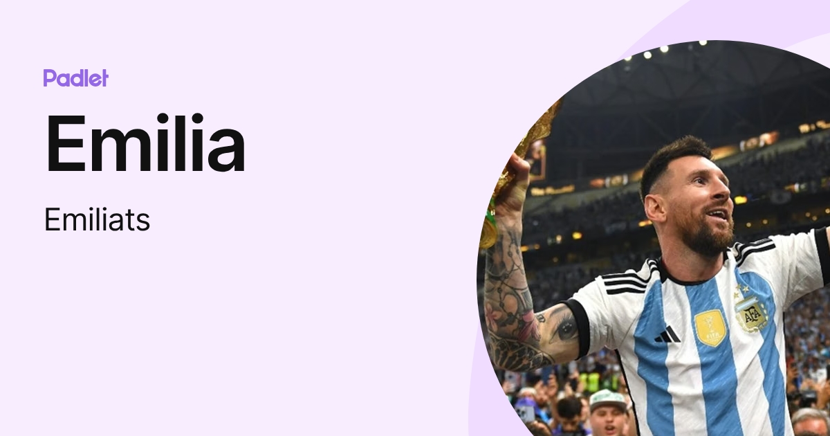 Emilia (Emiliats) profile | Padlet