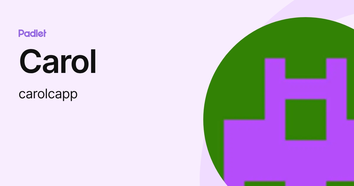 Carol (carolcapp) profile | Padlet