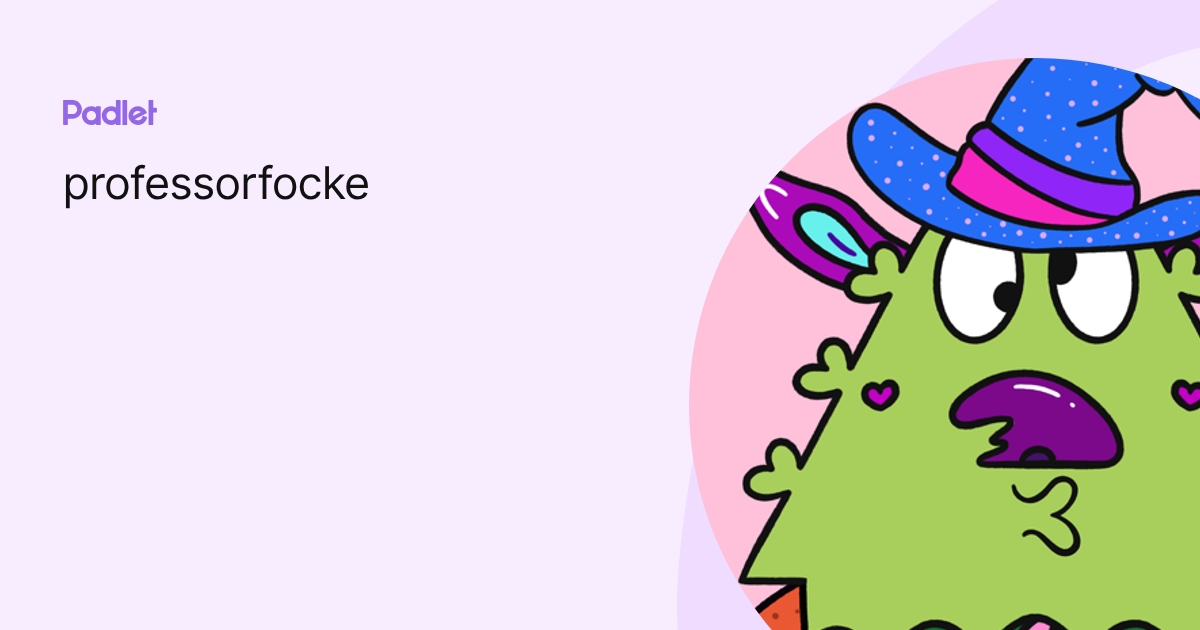 professorfocke profile | Padlet