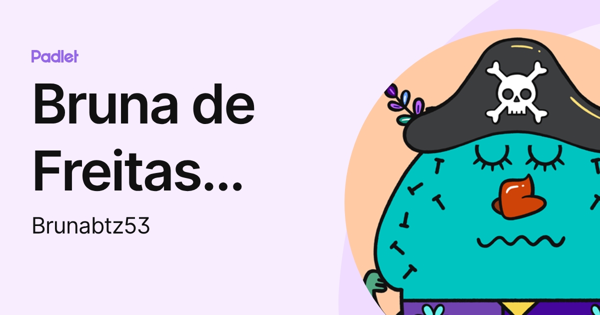 Bruna de Freitas Bertazzo (Brunabtz53) profile | Padlet
