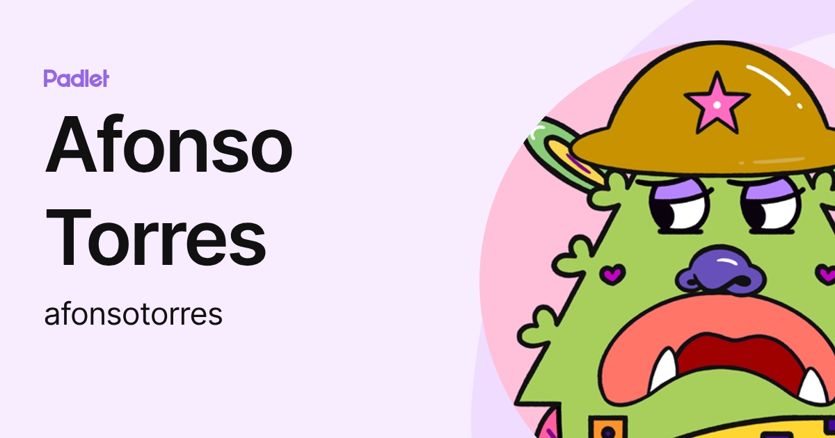 Afonso Torres (afonsotorres) profile | Padlet