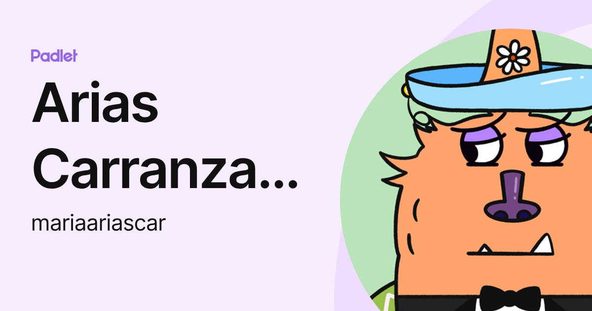 Arias Carranza Maria Yudi (mariaariascar) profile | Padlet