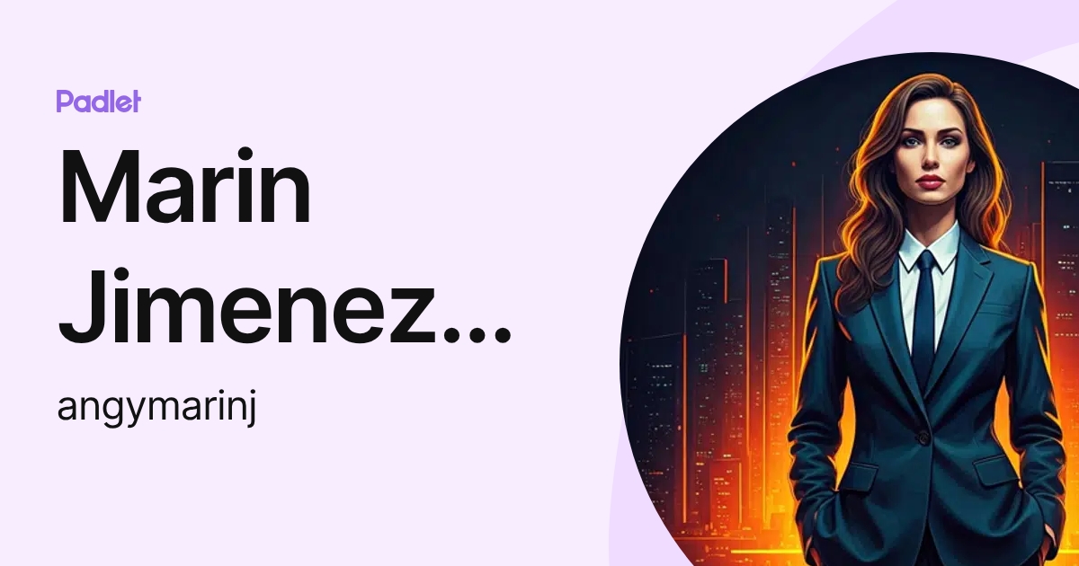 Marin Jimenez Angy Daniela (angymarinj) profile | Padlet