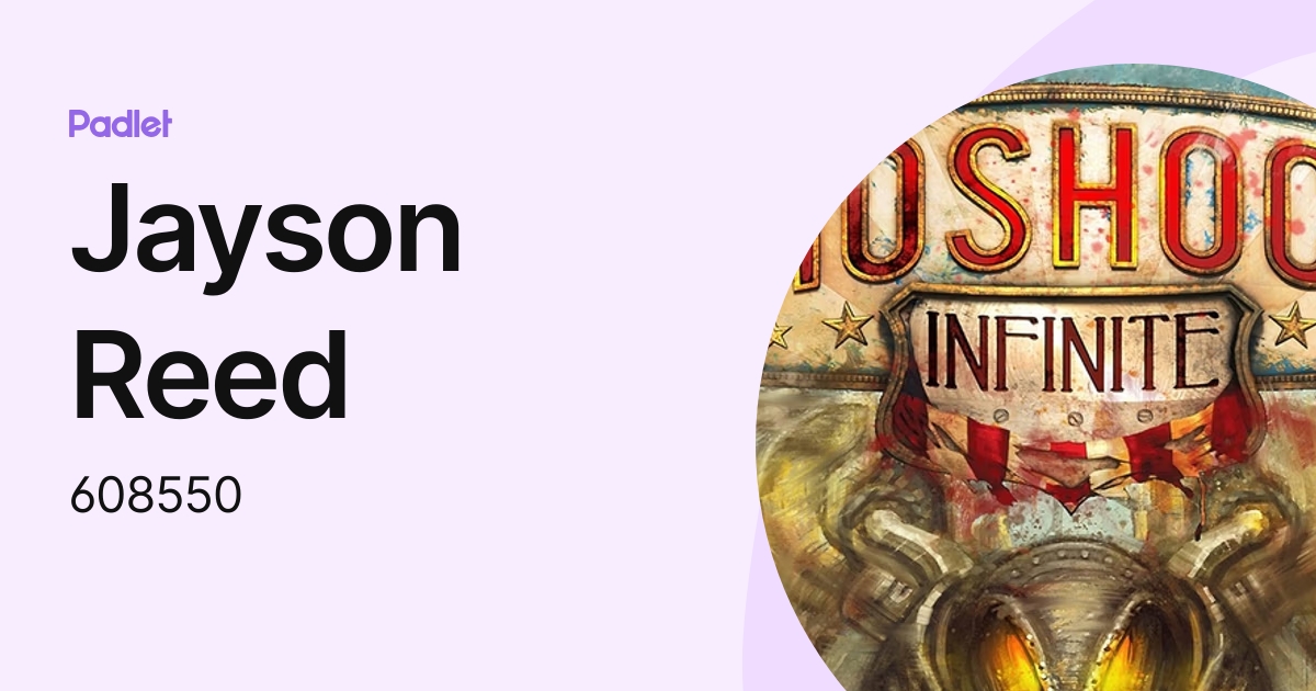 Jayson Reed (608550) profile | Padlet