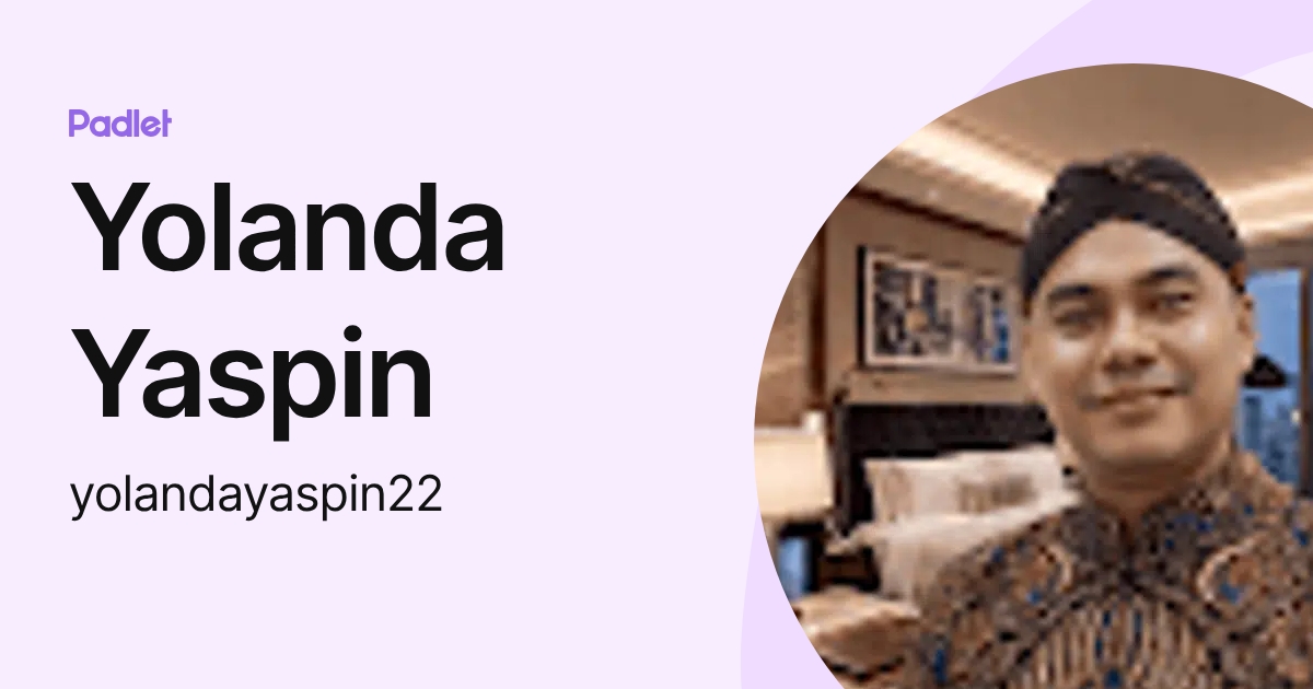 Yolanda Yaspin (yolandayaspin22) profile | Padlet