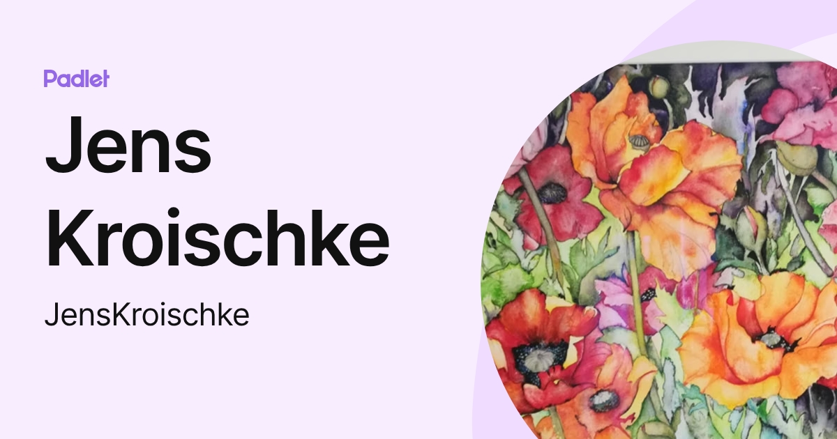 Jens Kroischke (JensKroischke) profile | Padlet