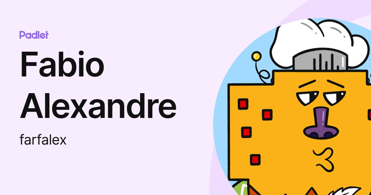 Fabio Alexandre (farfalex) profile | Padlet