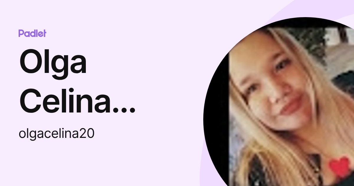 Olga Celina Saucedo (olgacelina20) profile | Padlet