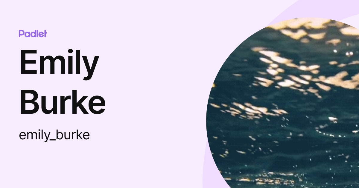 Emily Burke (emily_burke) profile | Padlet