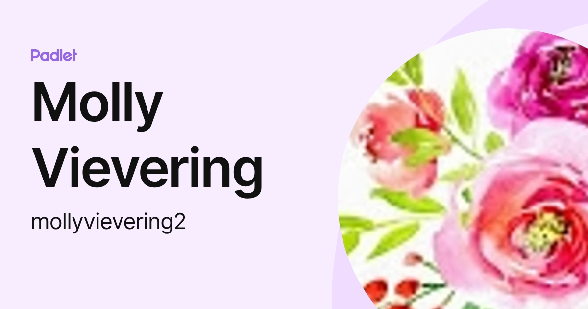 Molly Vievering (mollyvievering2) profile | Padlet